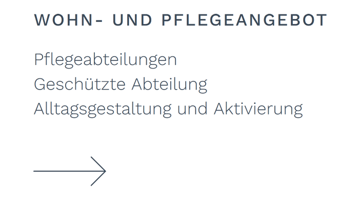 Wohn Pflegeangebot 